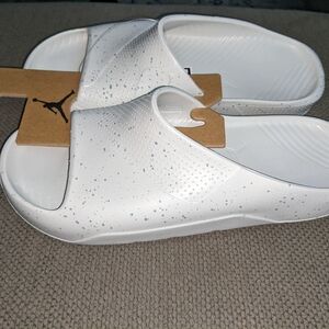 Nike Jordan Post Slides Light Silver DX5575-003 Mens Size 10